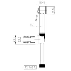 Гигиенический набор Bossini Paloma Flat C03168B.001