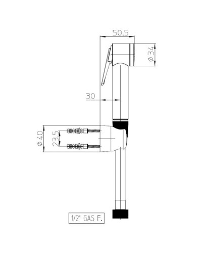 Гигиенический набор Bossini Paloma Flat C03168B.001