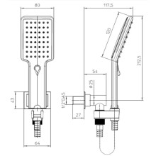 Душевой набор Bossini Aqua Life C13002C.030