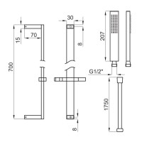 Душевой гарнитур Noken NK Logic N399999605
