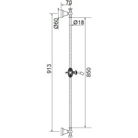 Душевая штанга 97,3 см Migliore Barocco ML.RIC-31.110.BR