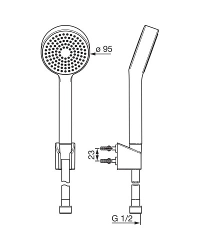 Душевой набор Oras Apollo 533
