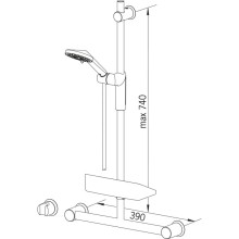 Душевой гарнитур Oras Optima 2792