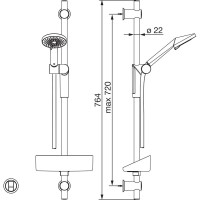 Душевой гарнитур Oras Optima 2790