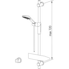Душевой гарнитур Oras Optima 2790