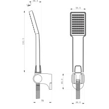 Душевой набор Lemark LM0802C