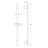 Душевая штанга 69,4 см IDDIS Mirro MIR6940i17
