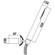 Душевой набор Paffoni Birillo ZDUP036ROSE