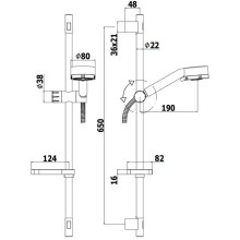 Душевой гарнитур Paffoni Manila ZSAL110CR