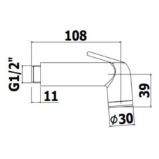 Гигиенический набор Paffoni Minorca ZDUP099CRAG