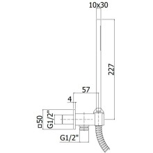 Душевой набор Paffoni Quadro ZDUP095ST