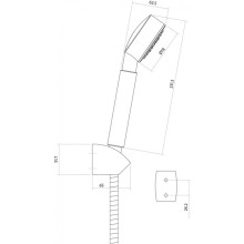 Душевой набор Cersanit Cari A63389