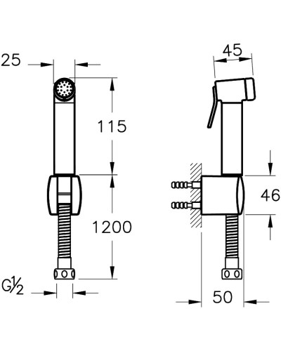 Гигиенический набор VitrA Hygienic A45747