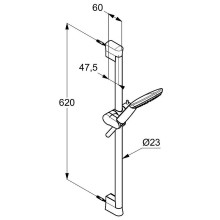 Душевой гарнитур Kludi Freshline 6783005-00 Хром