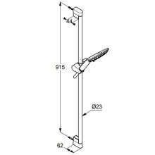 Душевой гарнитур Kludi Fizz 6774091-00 Белый Хром
