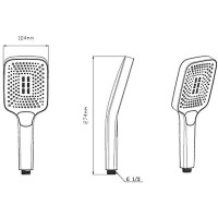 Душевой набор Vincea VSHN-41HBG