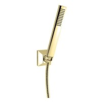 Ручной душ со шлангом 150 см и держателем золото 24 карата Cezares Legend LEGEND-KD-03/24