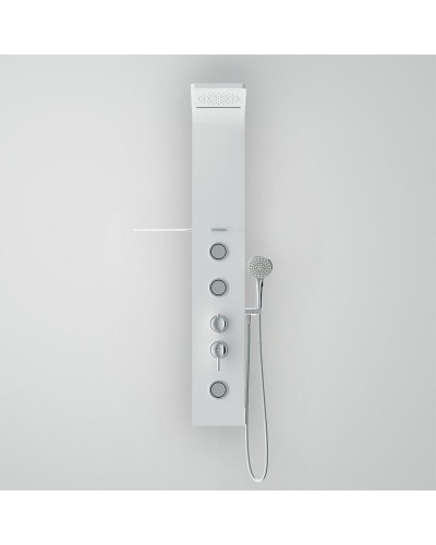 Душевая панель AM.PM Joy W85P-2-136AW Белая матовая