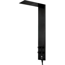 Душевая панель Cezares Premier-CD2-T-NOP с термостатом Nero Opaco