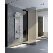 Душевая панель Cerutti SPA Bernina S CT8983 с гидромассажем Серебро