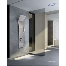 Душевая панель Cerutti SPA Bernina S CT8983 с гидромассажем Серебро