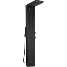 Душевая панель Cerutti SPA Vettore B CT8993 с гидромассажем Черная матовая