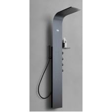 Душевая панель Cerutti SPA Bella B CT9254 с гидромассажем Черная матовая