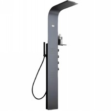 Душевая панель Cerutti SPA Bella B CT9254 с гидромассажем Черная матовая