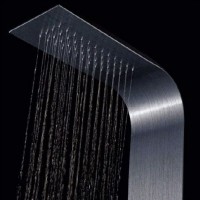 Душевая панель Cerutti SPA Bella B CT9254 с гидромассажем Черная матовая