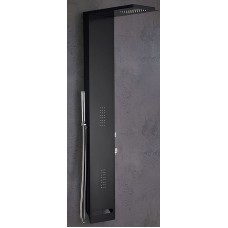 Душевая панель Cerutti SPA Korra B CT9258 с гидромассажем Черная матовая