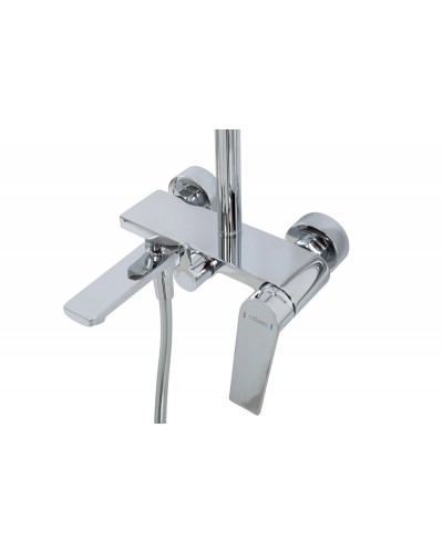 Душевая стойка со смесителем, изливом, верхним и ручным душем CEZARES COMFORT-CVD-01