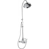 Душевая колонна с термостатическим смесителем хром, ручка Swarovski Cezares Vintage VINTAGE-CD-T-01-Sw