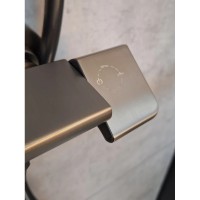 Душевая система AltroBagno Lamberto AltroBagnoLamberto030426GrMt 290x190 мм, с термостатом, оружейная сталь