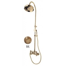 Душевая колонна бронза, ручки металл Cezares First FIRST-CD-02-M