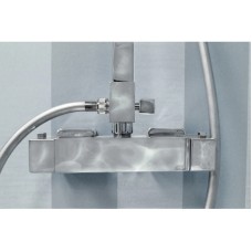 Душевая колонна с термостатическим смесителем, верхним и ручным душем хром, ручка хром Cezares Molveno MOLVENO-CD-T-01-Cr