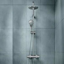 Душевая система Ideal Standard Ideal Rain Pro A5778AA с термостатом Хром