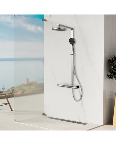 Душевая система Vincea Aspire VSFS-4AS1CH 260 мм, со смесителем, хром