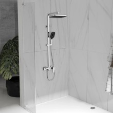 Душевая система Vincea Cube VSFS-4C12CH 315x210 мм, со смесителем, хром