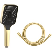 Душевой комплект Vincea VSFW-4211BG 315x210 мм, со смесителем, золотой матовый