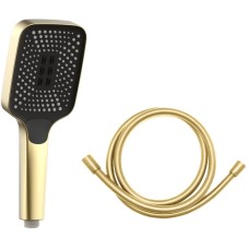 Душевой комплект Vincea VSFW-4211BG 315x210 мм, со смесителем, золотой матовый