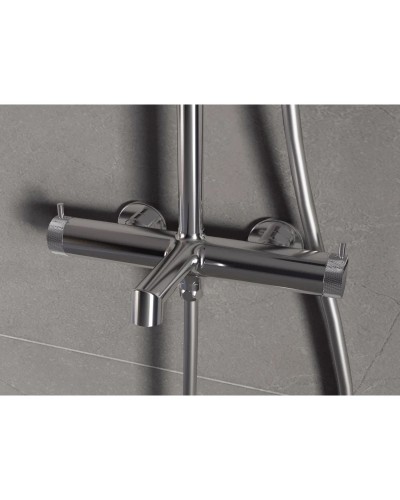 Душевая система Vincea Rim VSFS-2RM1CH 250 мм, со смесителем, хром