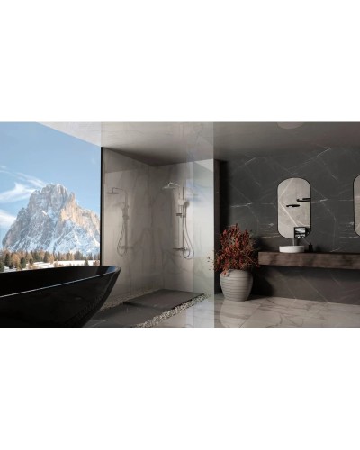 Душевая система Vincea Rondo VSFS-1R1CH 228 мм, со смесителем, хром