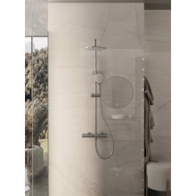 Душевая система Vincea Rondo VSFS-1R0CH 228 мм, со смесителем, хром