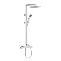 Душевой гарнитур Remer Qubica Thermo QT37 с термостатом Хром