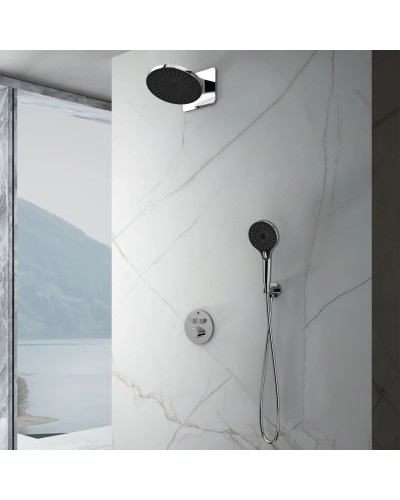 Душевой комплект Vincea Inspire VSFW-3I22MT5CH 250 мм, с термостатом, хром