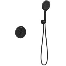Душевой комплект Vincea Inspire VSFW-3I22MT3MB 300 мм, с термостатом, черный матовый