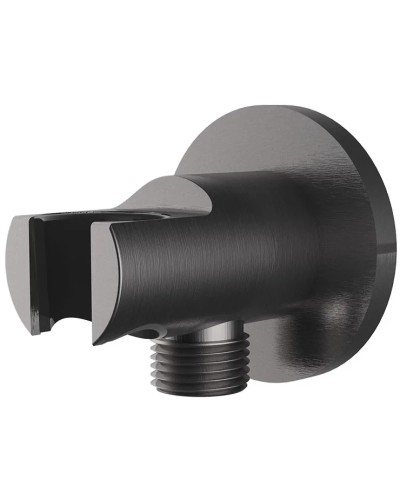 Душевой комплект Vincea Inspire VSFW-3I22MT3GM 300 мм, с термостатом, вороненая сталь