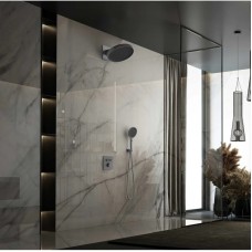 Душевой комплект Vincea Inspire VSFW-3I21MT3GM 300 мм, с термостатом, вороненая сталь
