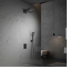 Душевой комплект Vincea Inspire VSFW-3I21MT4MB 320x200 мм, с термостатом, черный матовый