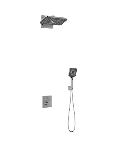 Душевой комплект Vincea Inspire VSFW-3I21MT4CH 320x200 мм, с термостатом, хром